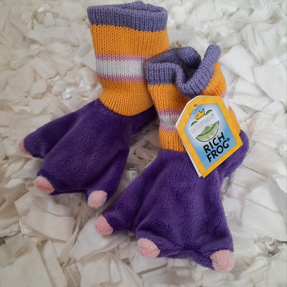 Rich Frog Birdie Booties Beastly Baby Bird Theme NWT 0-6M Newborn